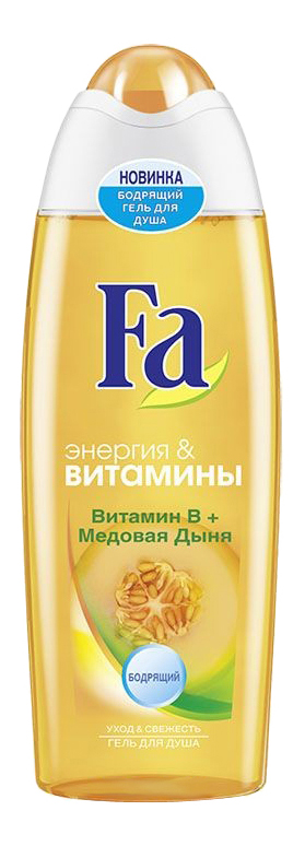 

Гель для душа Fa Энергия & Витамины Медовая дыня 250 мл, Энергия & Витамины Медовая дыня