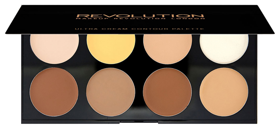 

Палетка для макияжа MAKEUP REVOLUTION Ultra Cream Contour Palette 13 г, ultra Cream Contour Palette