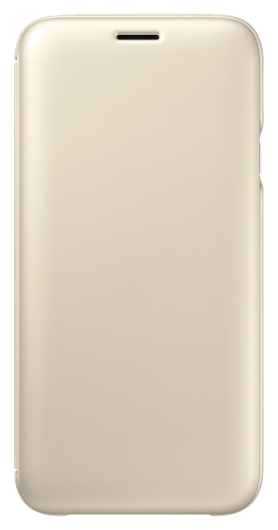 фото Чехол samsung galaxy j7 (2017) wallet gold (ef-wj730cfegru)