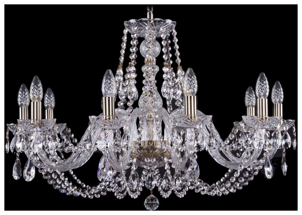 фото Люстра подвесная bohemia ivele crystal 1406/10/300/pa