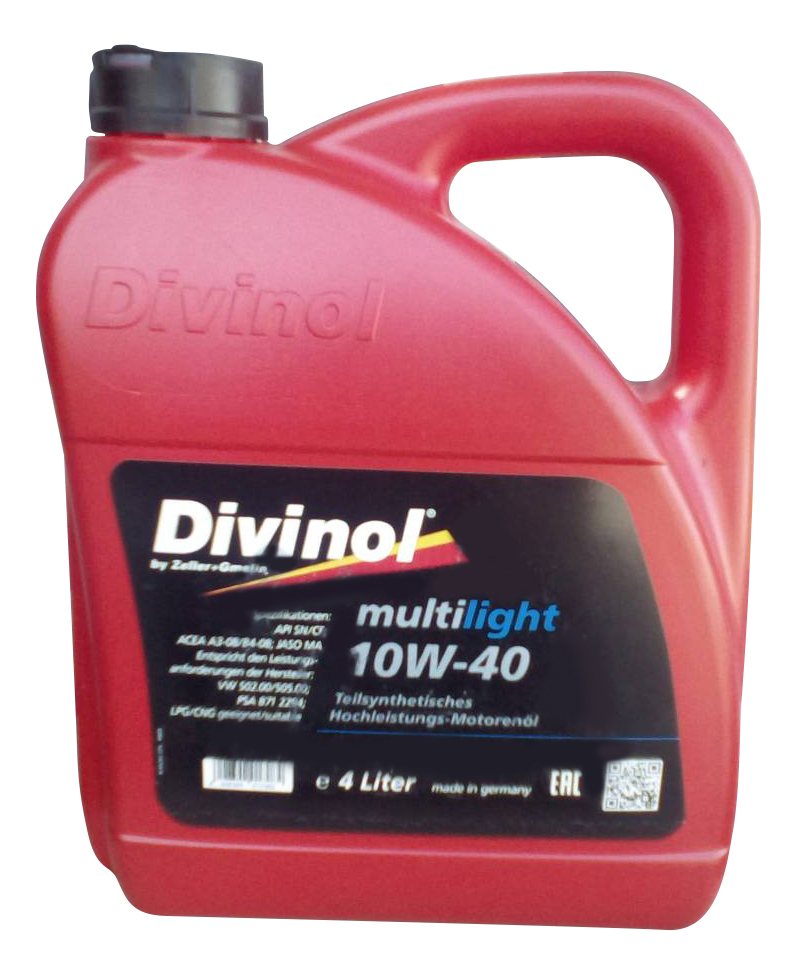 Моторное масло Divinol Multilight 10W40 4л