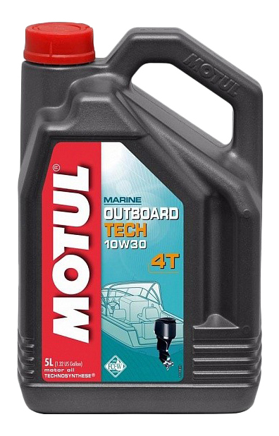 фото Моторное масло motul outboard tech 4t 10w-30 5л