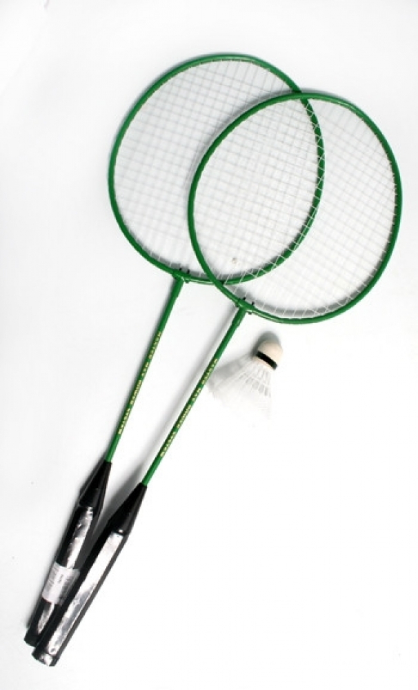 фото Набор для бадминтона green rainbow high quality badminton bd 030 2 ракетки и волан