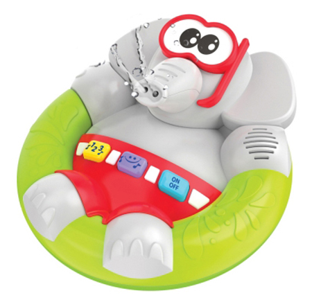 

Интерактивная игрушка для купания 1 TOY Веселый слоненок, Веселый слоненок