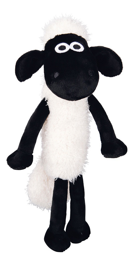фото Мягкая игрушка для собак trixie shaun the sheep овечка, черный, белый, 28 см