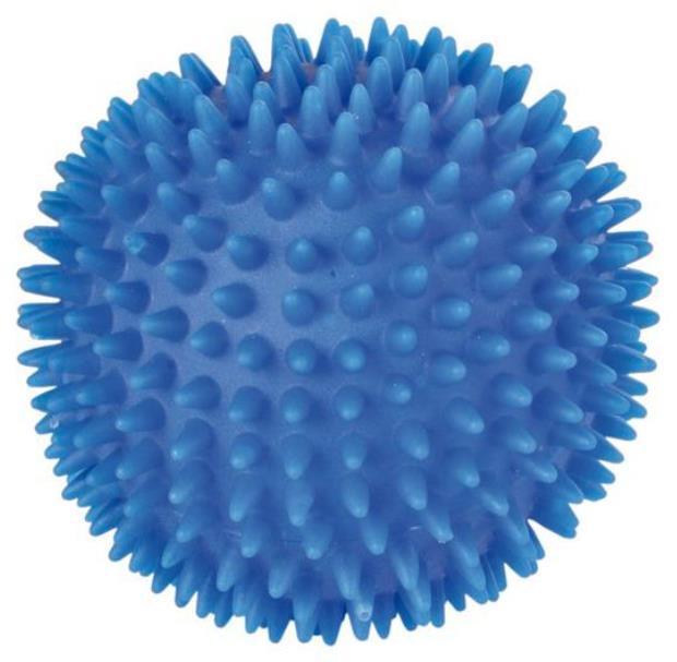 фото Игрушка-пищалка для собак trixie мяч игольчатый из винила, в ассортименте, 10 см