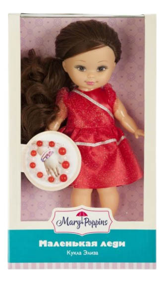 

Кукла Mary Poppins Элиза с браслетом 25 см 451214, Классическая кукла 451214