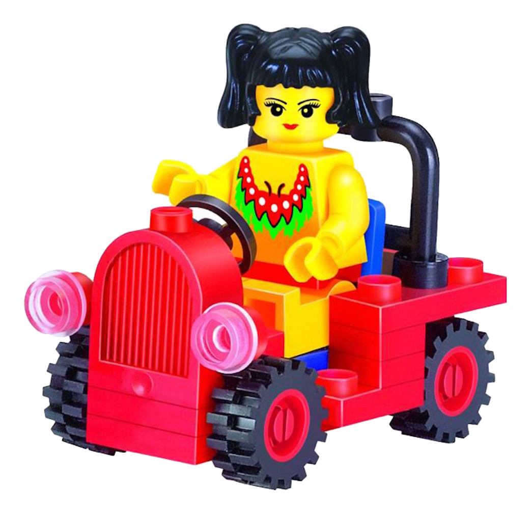 Brick Детский конструктор girls series девочка в автомобиле 34 дет Brick 1205