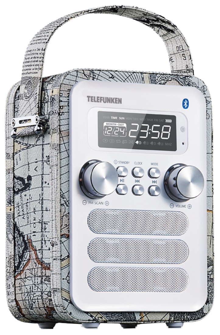 фото Радио-часы telefunken tf-1580ub