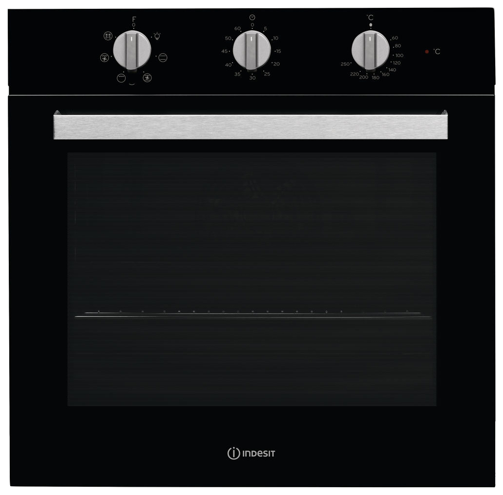 фото Встраиваемый электрический духовой шкаф indesit ifw 6530 bl black