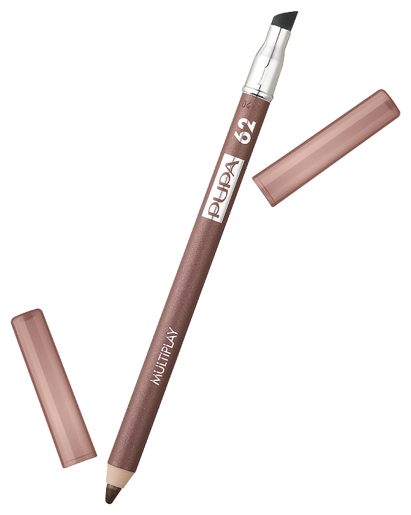 Карандаш для глаз Pupa Multiplay Triple-Purpose Eye Pencil 62 Golden Brown pupa тушь для ресниц vamp all in one мини карандаш для глаз multiplay косметичка