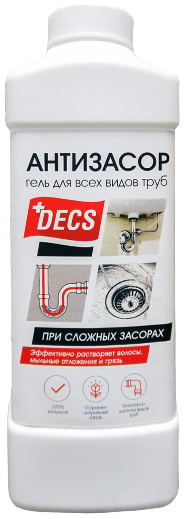 

Гель против всех видов засора Decs антизасор 1 л