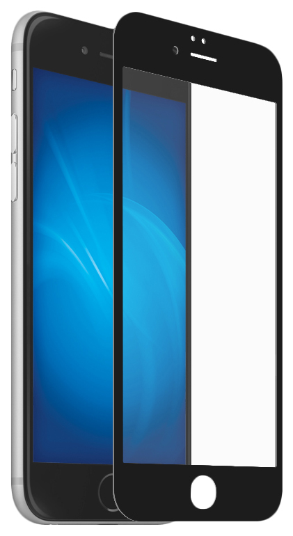 

Защитное стекло DF для Apple iPhone 7 Plus/iPhone 8 Plus Black, iColor-16