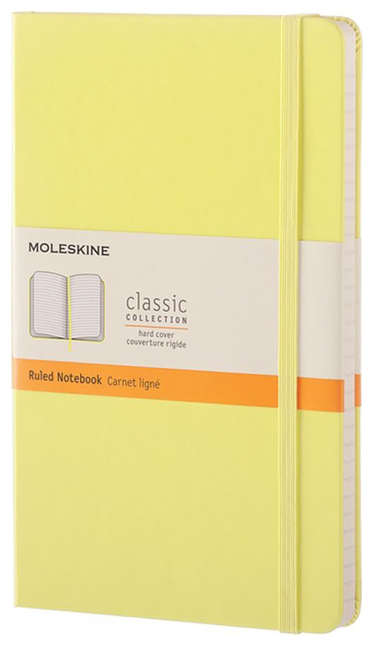 

Блокнот Moleskine Classic Large, Желтый, в линейку, classic large