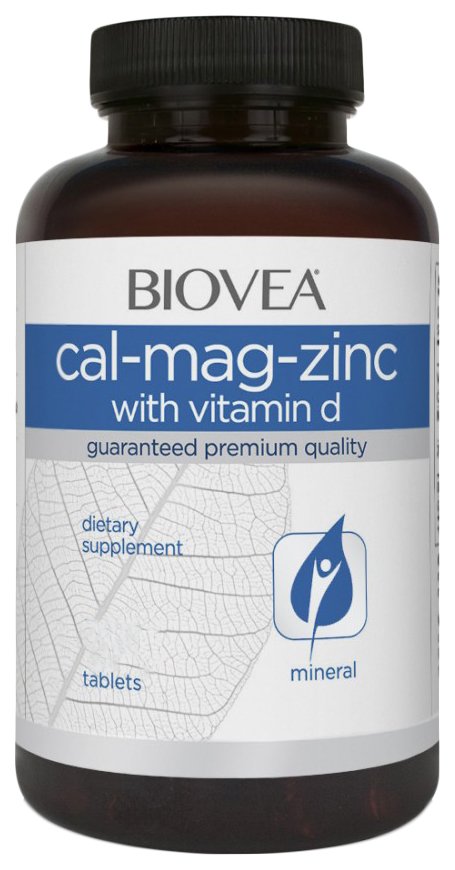 

Витаминный комплекс BIOVEA Calcium Magnesium Zinc 90 таблеток, Calcium Magnesium Zinc