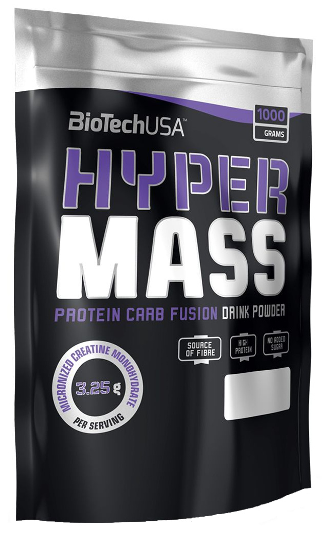 фото Гейнер biotech hyper mass, 1000 г, caramel-cappuccino