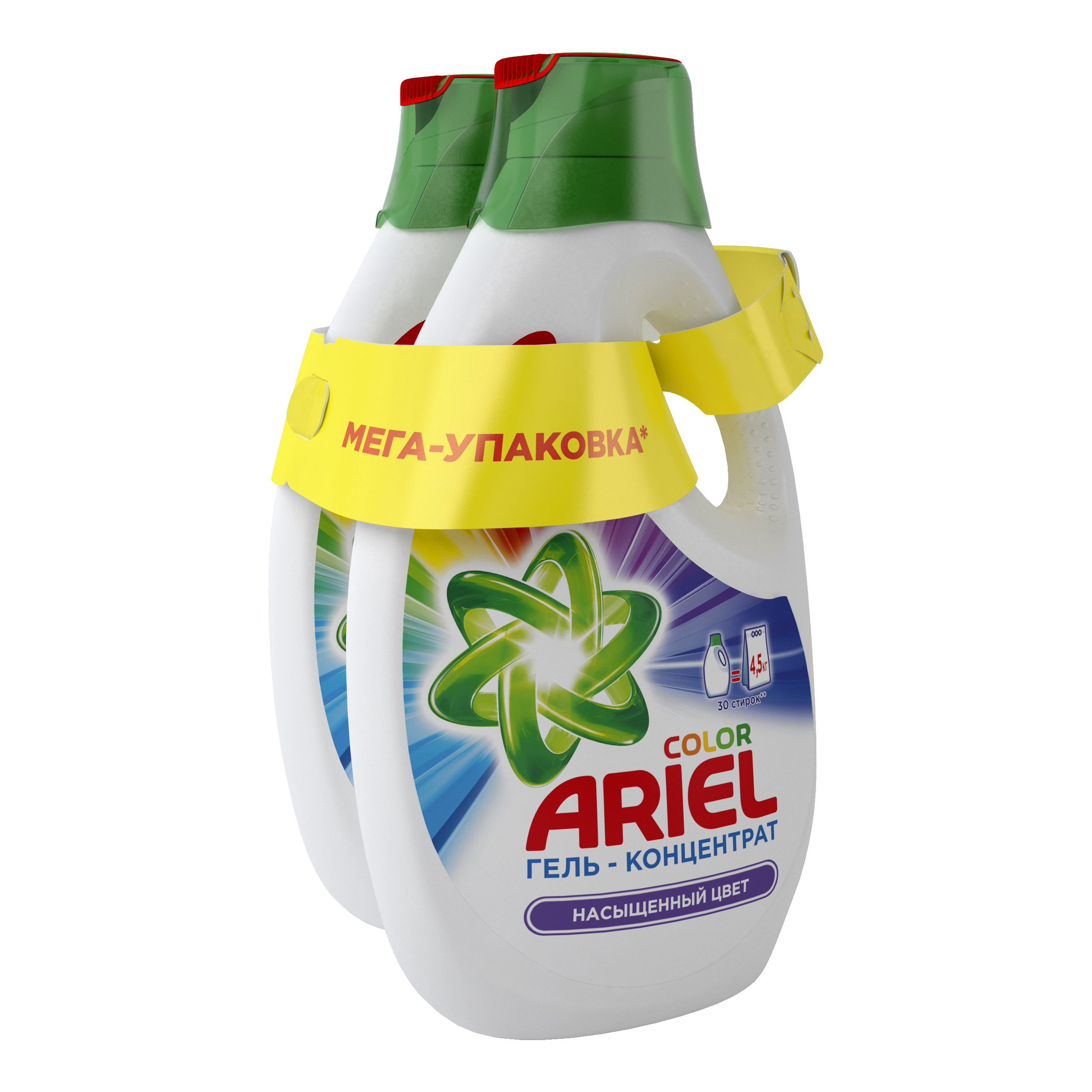 фото Гель для стирки ariel color для цветных тканей 4 л