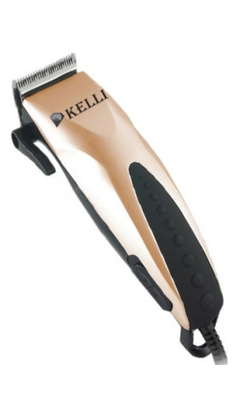Машинка для стрижки волос KELLI KL-7004 Бронза набор для стрижки kelli kl 7010