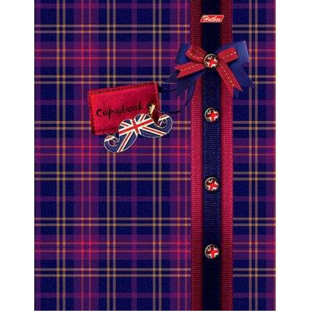 

Папка на кольцах для тетради А5 (без блока) ШОТЛАНДКА тв.обл.