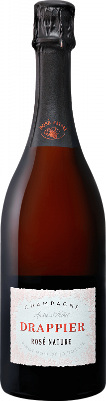 Drappier Brut Rose Nature Zero Dosage Champagne AOP