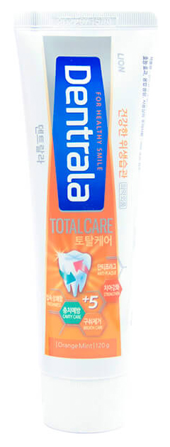 фото Зубная паста dentrala total care orangemint 120 мл lion