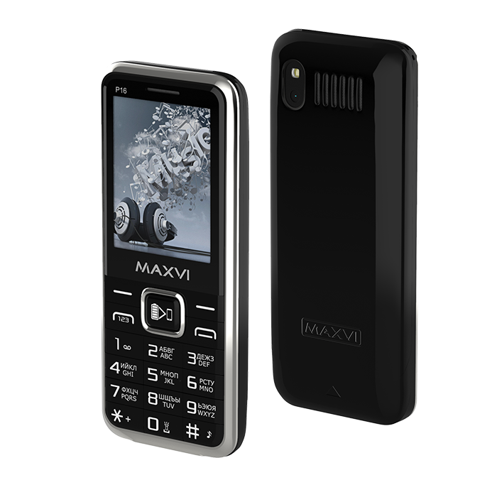 фото Мобильный телефон maxvi p16 black