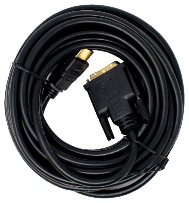 фото Кабель gembird hdmi-dvi, m-m 3м black (cc-hdmi-dvi-10)