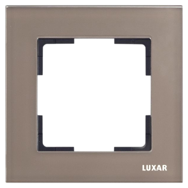 

Рамка электроустановочная "Luxar Art", на 1 пост, цвет: мокко, 15.901.21