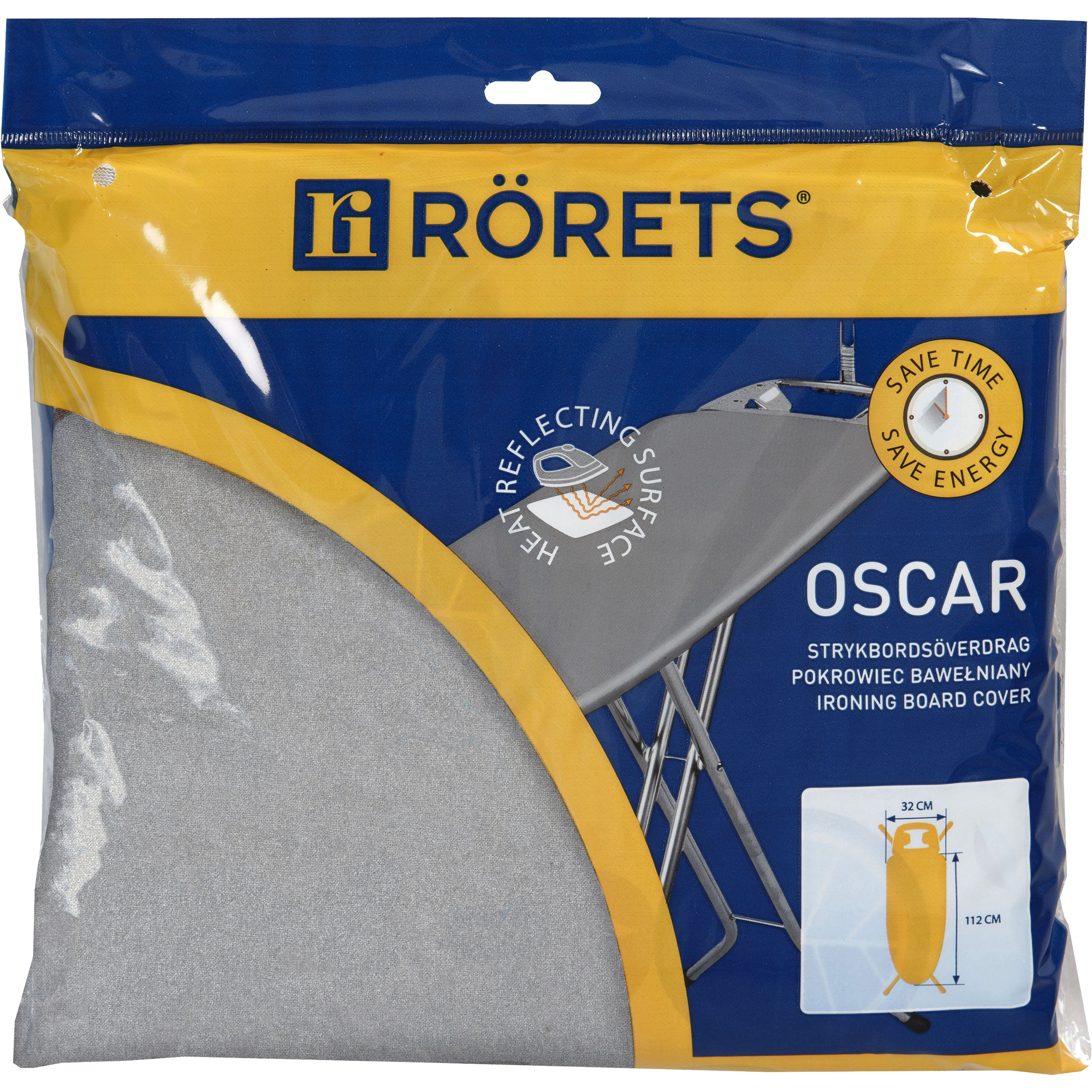 фото Чехол для гладильной доски oscar (до 112х32см),rörets, арт.7548-01201 rorets