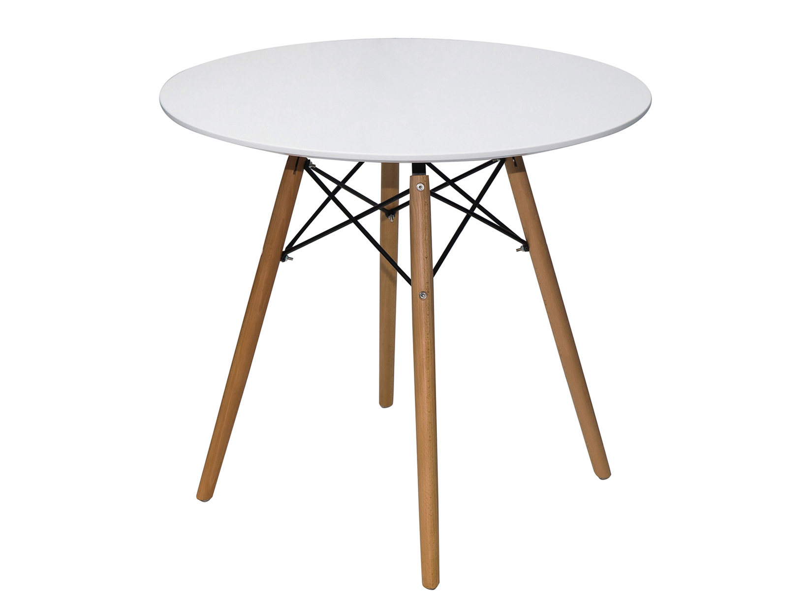 фото Обеденный стол stool group eames dsw z-231 белый, 800 мм