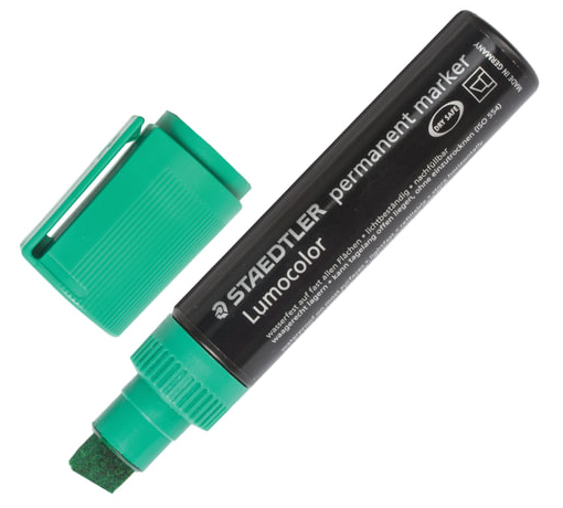 

Маркер перманентный Staedtler Lumocolor Зеленый... зеленый