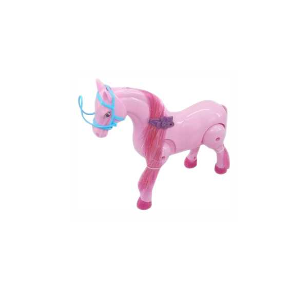 фото Игровой набор маленькая розовая лошадка с аксессуарами nobrand