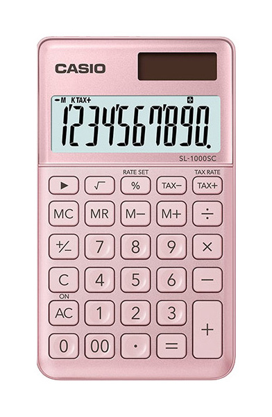 Калькулятор карманный CASIO SL-1000SC PINK