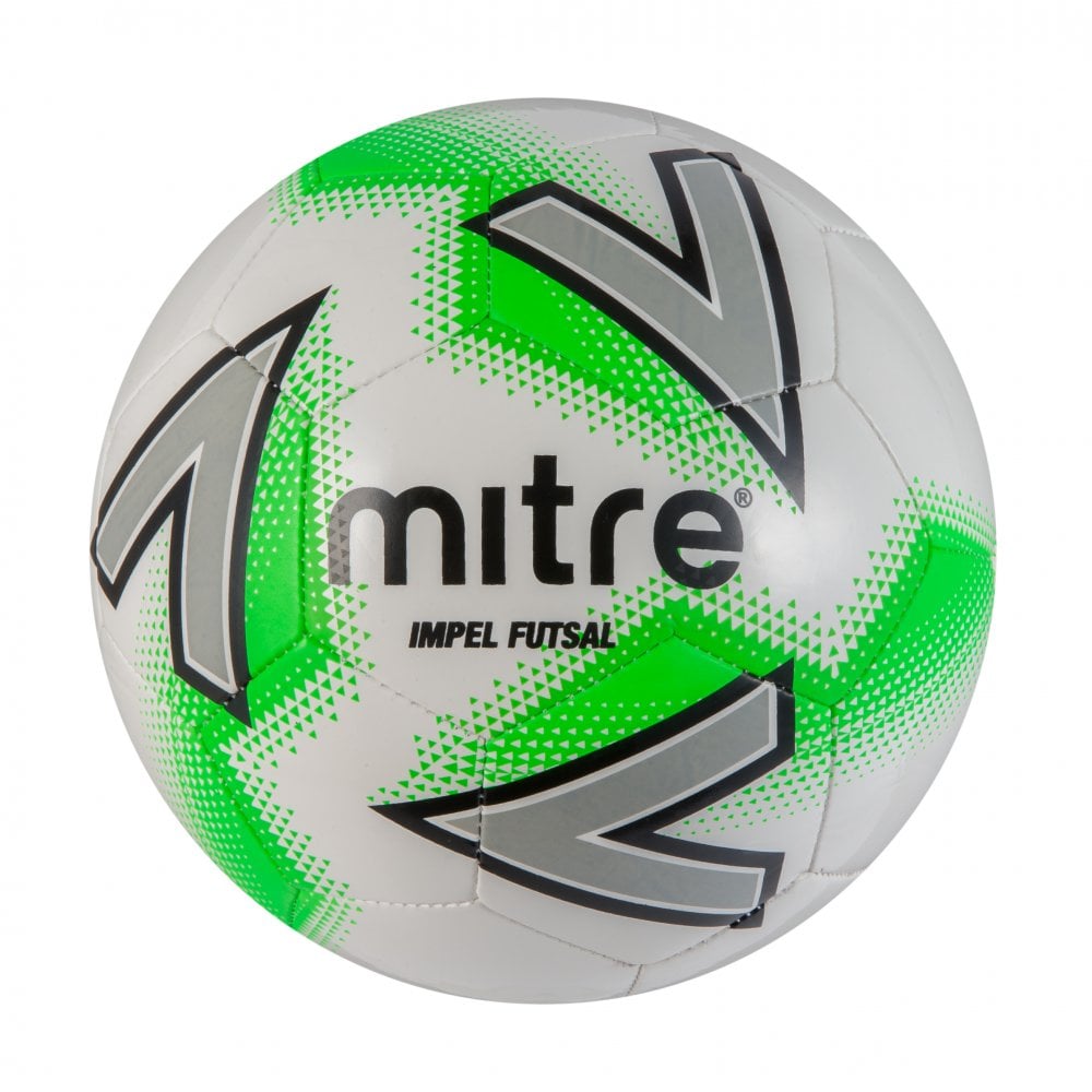 фото Футзальный мяч mitre futsal impel №4 white/green