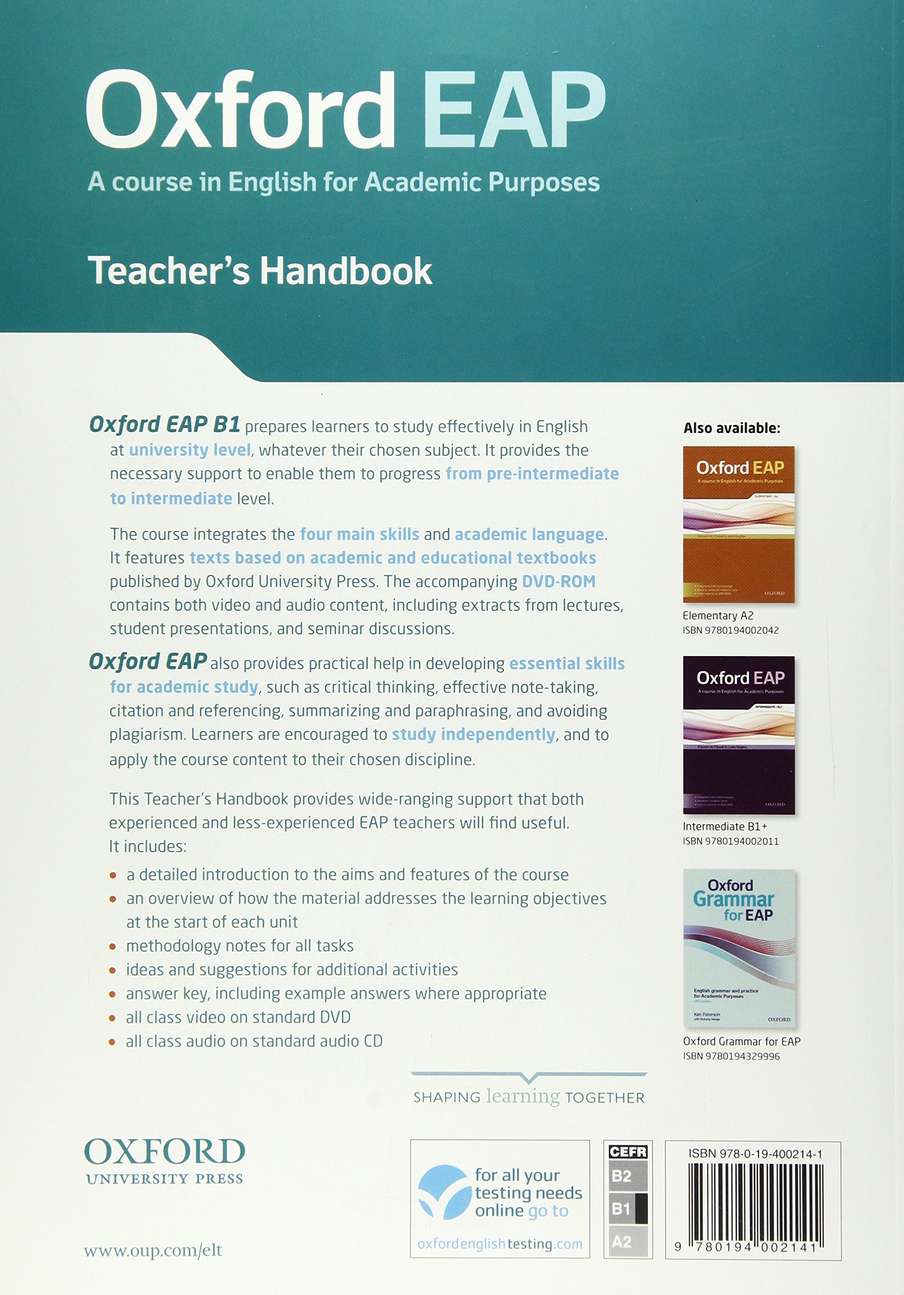 Учебник oxford pre intermediate. Oxford EAP Advanced c1. B1 pre Intermediate. Grammar Intermediate b1.