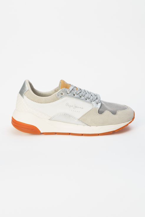 

Кроссовки женские Pepe Jeans PLS30857 серебристые 38 RU, PLS30857
