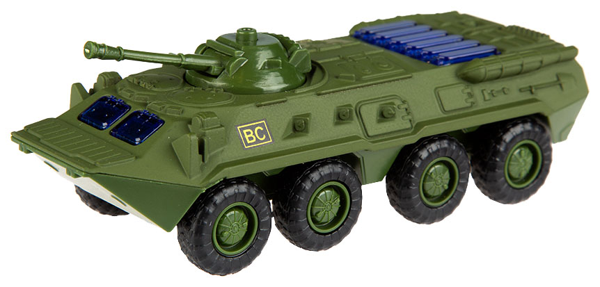 

Бронетранспортер Наша игрушка БТР-80 6409A/DT, Разноцветный