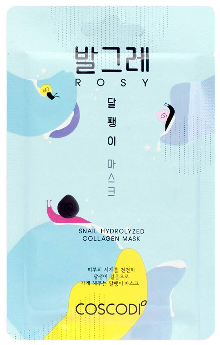 

Маска для лица COSCODI Rosy Snail Mask Sheet 20 г