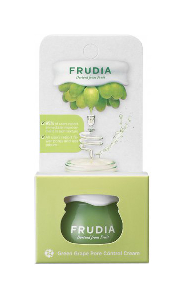 фото Крем для лица frudia green grape pore control cream 10 г