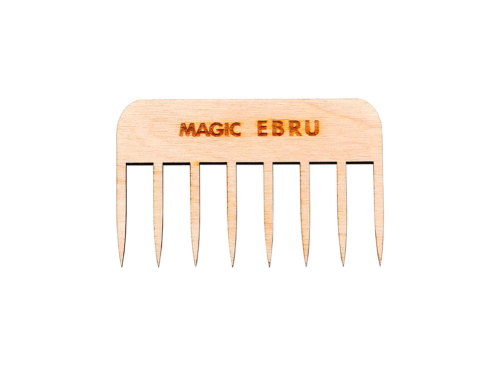 

Гребень деревянный для эбру, 8 см, Magic Ebru