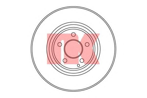 фото Тормозной диск nk 203382