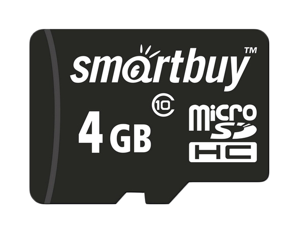 Карта памяти SmartBuy Micro SDHC SB4GBSDCL10-00 4GB