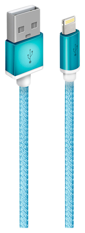 

Кабель Oxion Lightning 1,5м Blue, dcc025