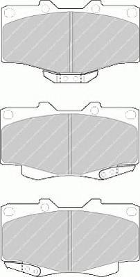 

Комплект тормозных колодок Ferodo FDB797
