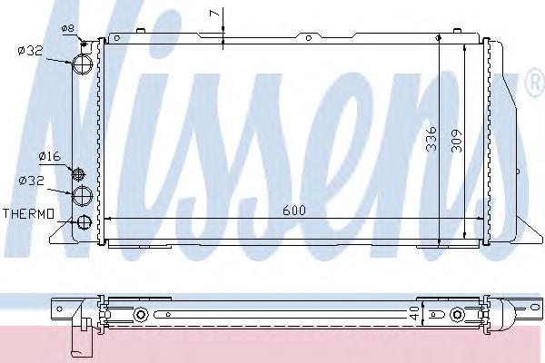 

Радиатор Nissens 60487