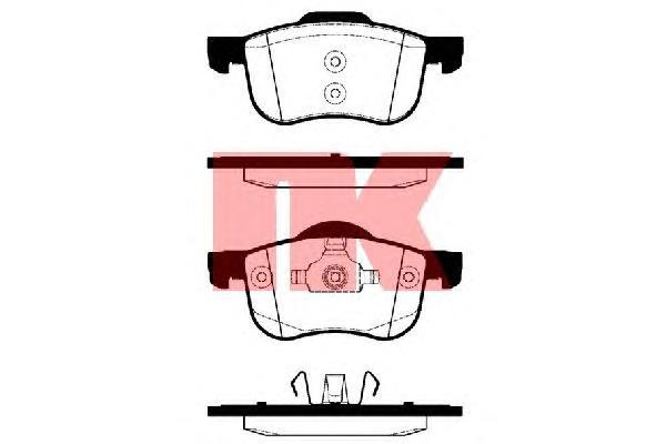 

Тормозные колодки Nk 224820