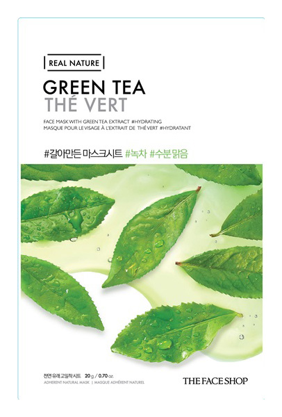 

Маска для лица The Face Shop Real Nature Green Tea Face Mask 20 г