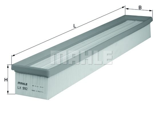 

Фильтр воздушный KNECHT LX 992