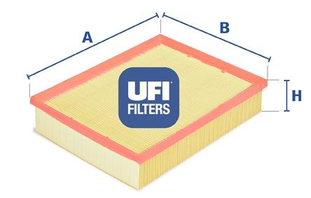 фото Фильтр воздушный двигателя ufi 30.085.00