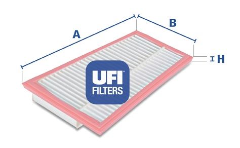 фото Фильтр воздушный двигателя ufi 30.463.00